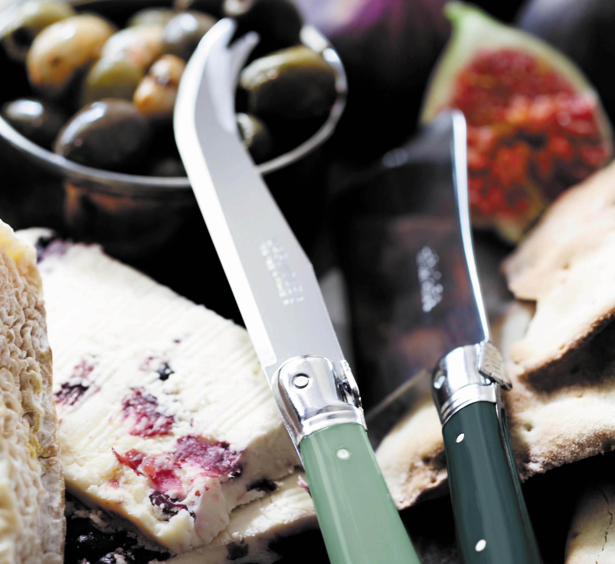 Amazon.com: Andre Verdier Laguiole Debutant Cheese Knife Set 3 pce